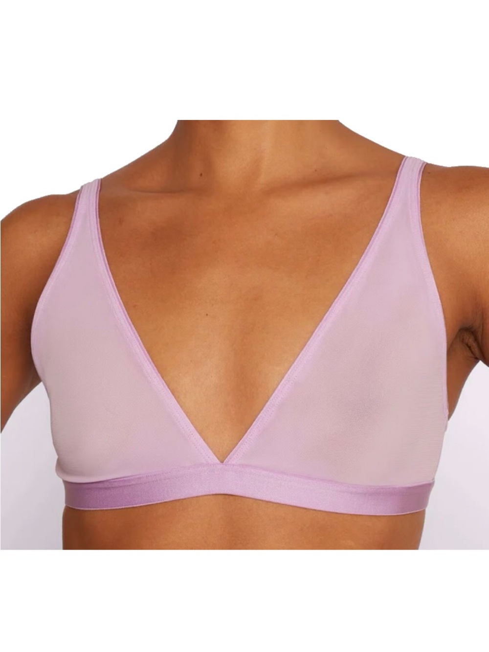 Parade Sexy Silky Mesh Plunge Bralette